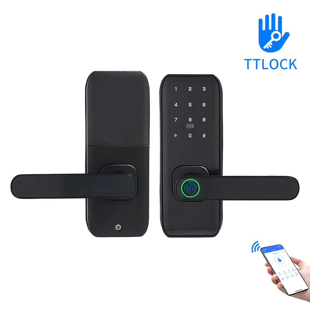 Door Lock - TTLock APP Slimme vingerafdruk-wachtwoord RFID-deuropeningsslot voor
