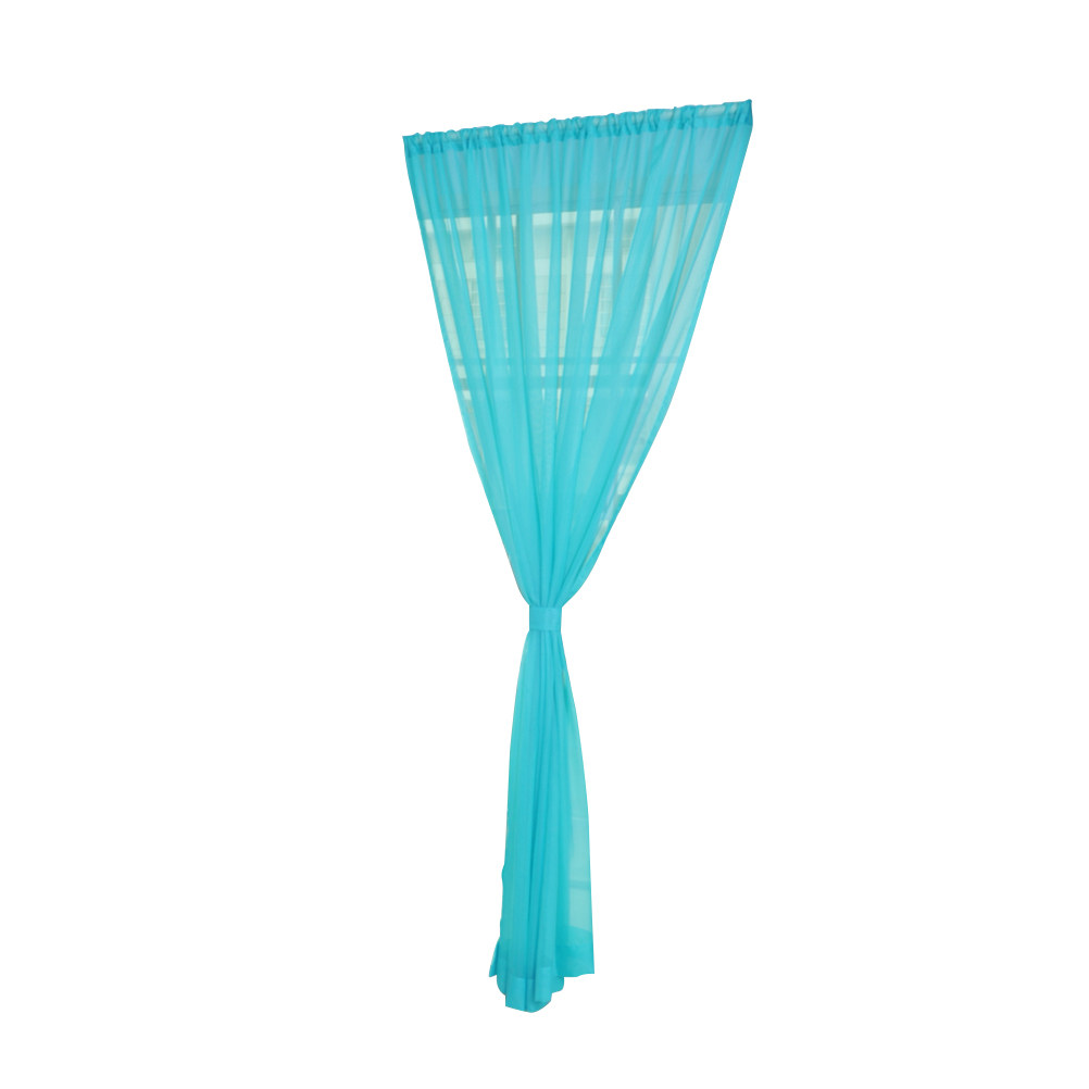 Curtain Rods - Transparant voile gordijn, licht doorlatend, met