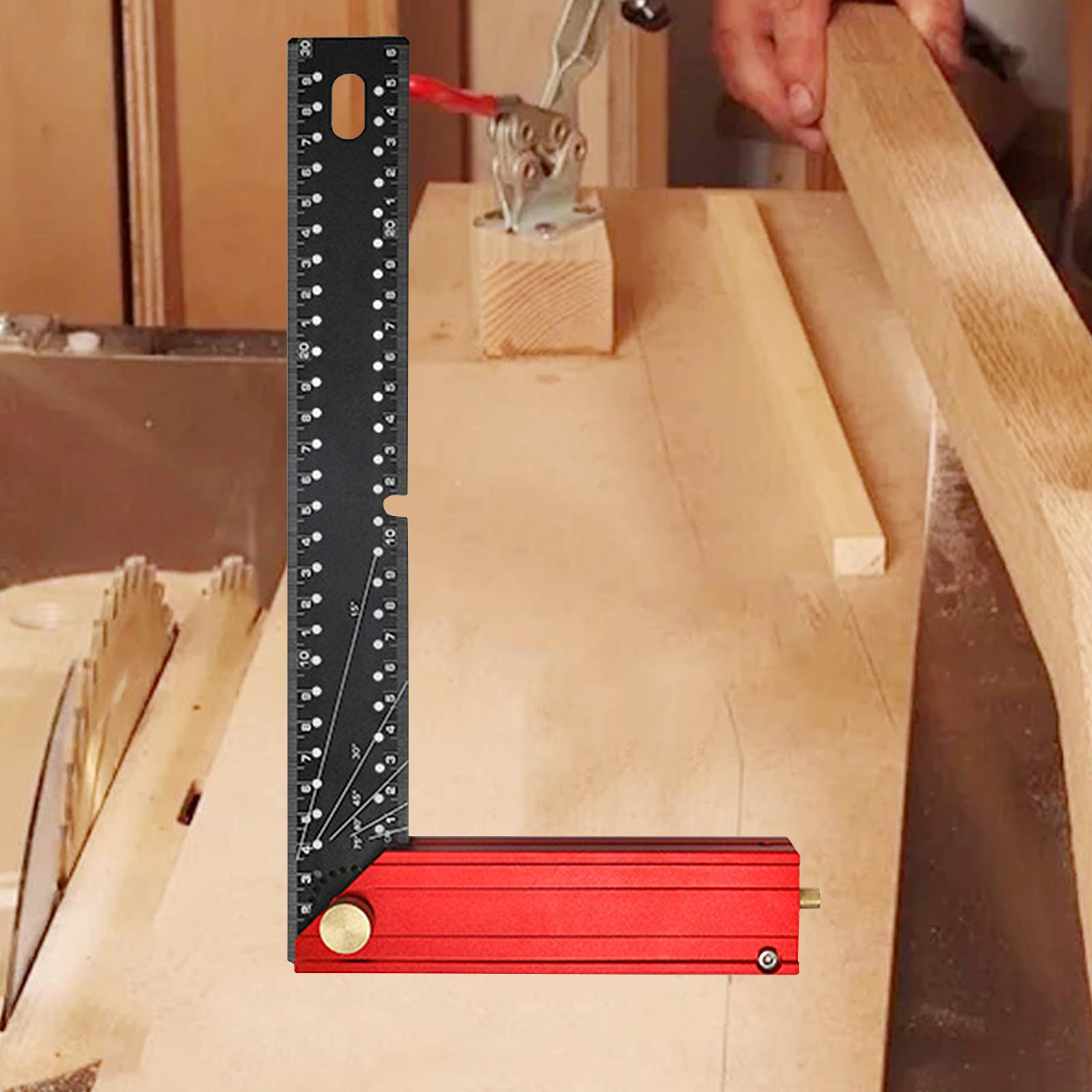 Home Improvement Mark - Framing Square Precisie L Vierkante Liniaal,