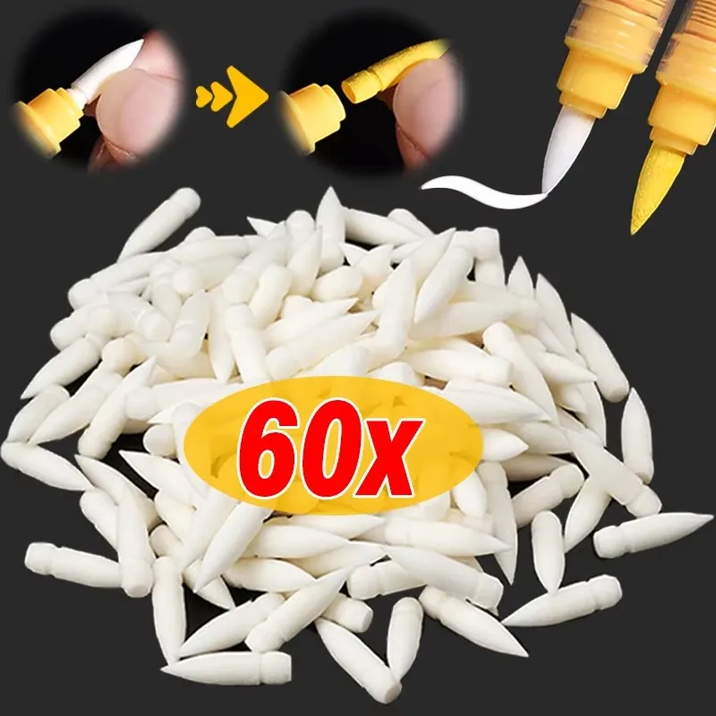 Paint Brush - Vervangende stiften voor GuangNa acrylverfmarkers, zachte