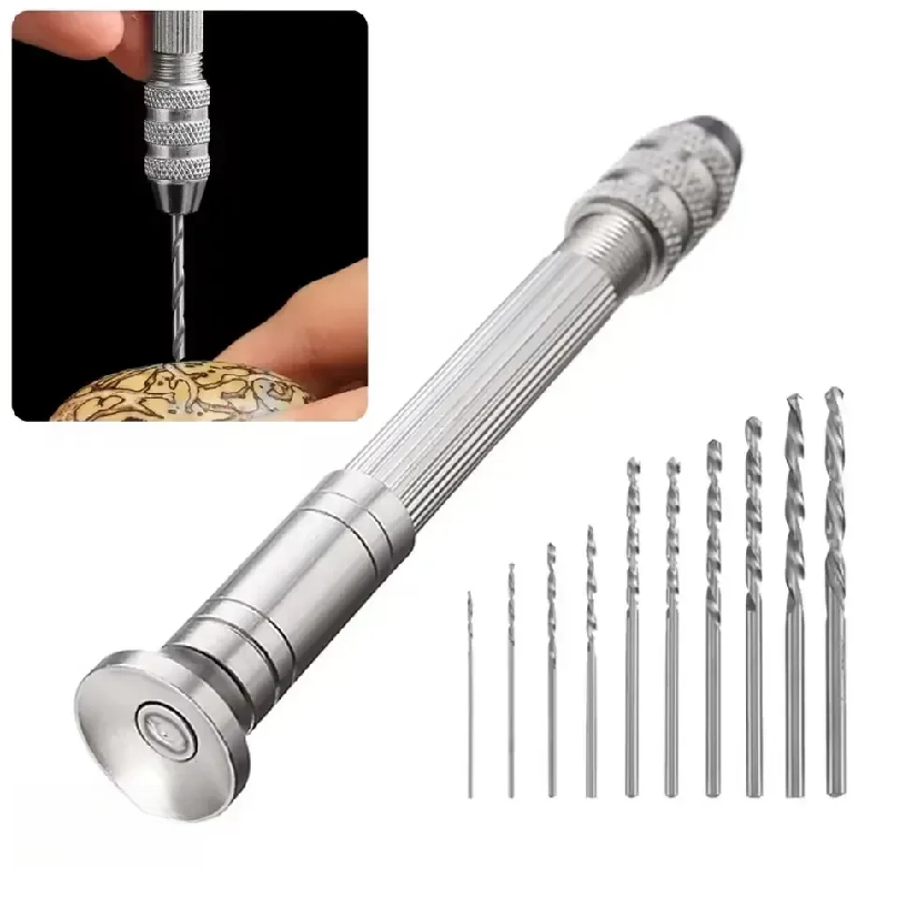 Drill Bits - 0.8-3.0mm Mini Handboor Houtbewerking Gereedschap Boren