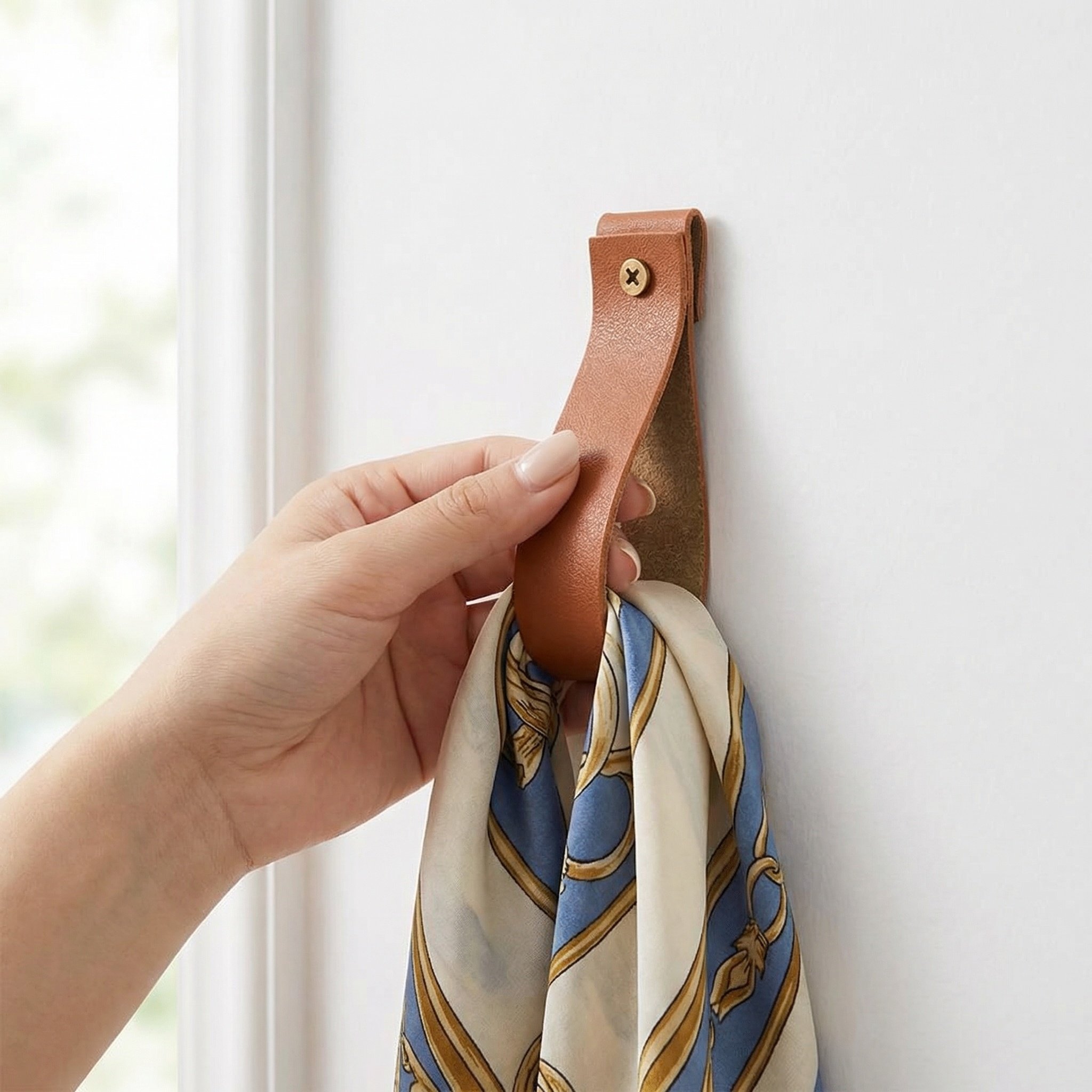 Curtain Rods - 6 stuks PU-wandhaken, 12 cm, minimalistische