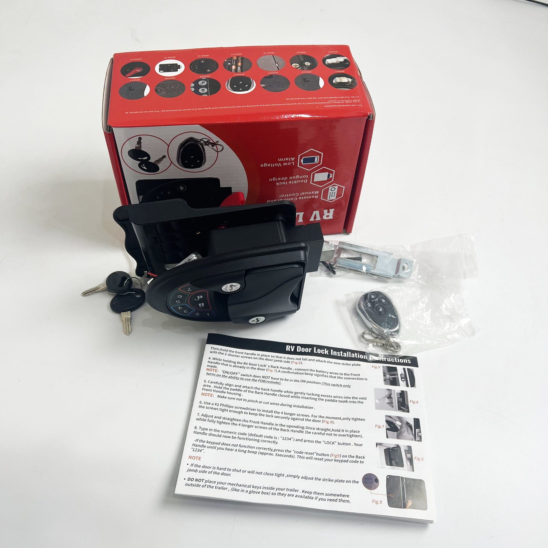 Deurgecodeerd slot met afstand - Door Lock recensie en prijs