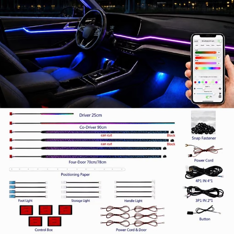 Auto-sfeerverlichtingsset 18 i - Door Handle recensie en prijs