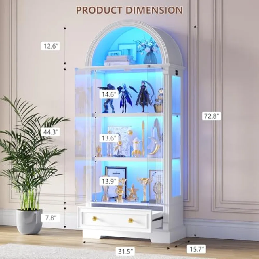 Vitrinekast met glazen deuren  - Cabinet Hinges recensie en prijs