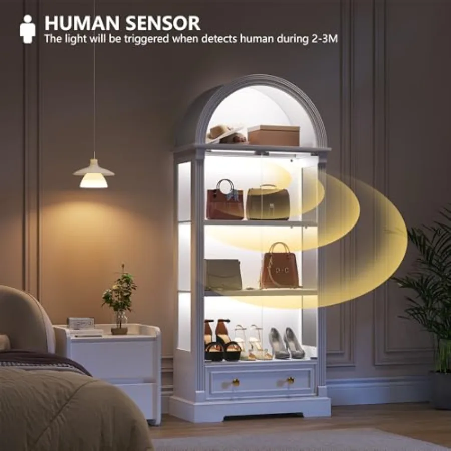 Vitrinekast met glazen deuren  - Cabinet Hinges recensie en prijs