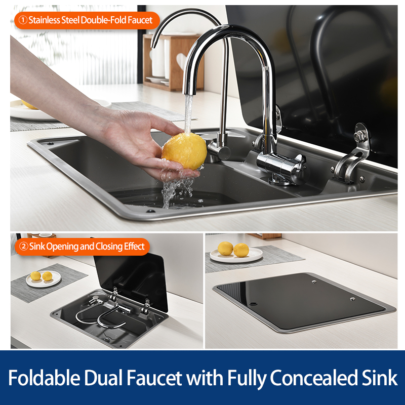 RV Campervan ingebouwde roestv - Faucet recensie en prijs