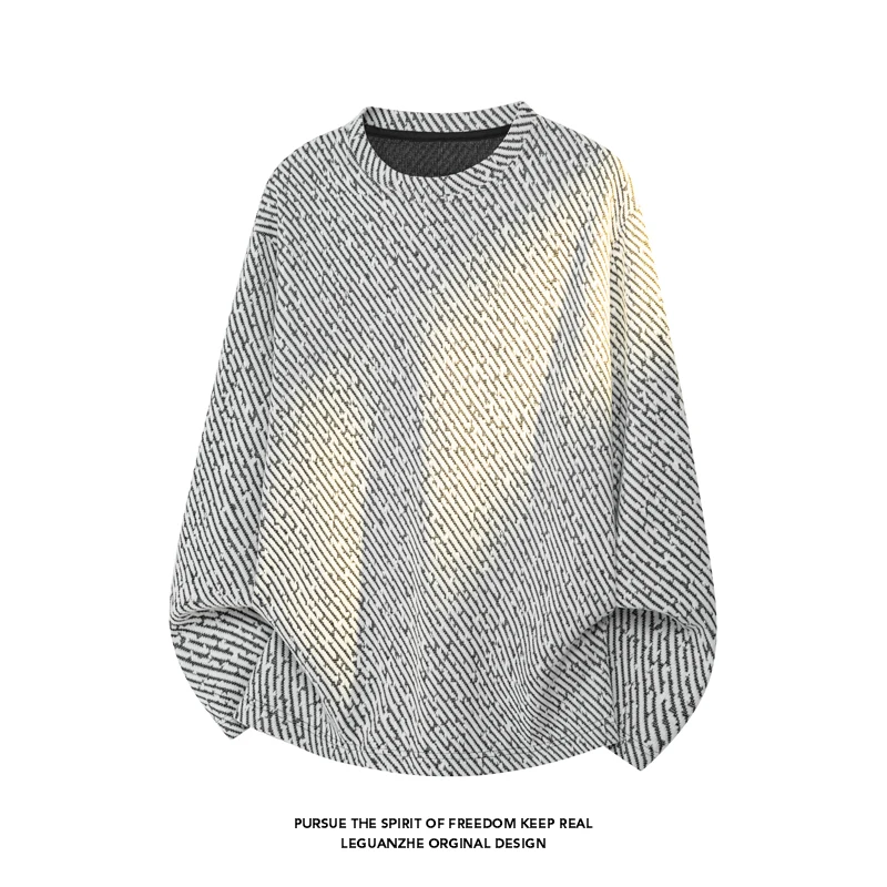 Heren T-shirt met diagonale st - Wallpaper recensie en prijs