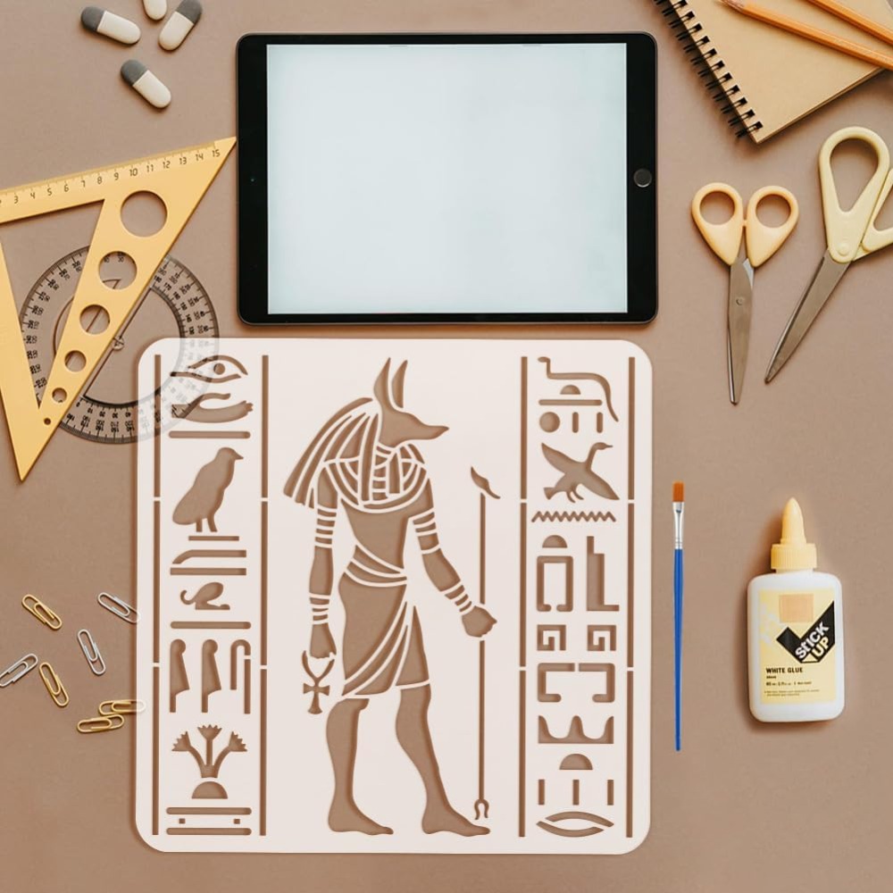 4-delige Egyptische symbolen s - Paint Brush recensie en prijs