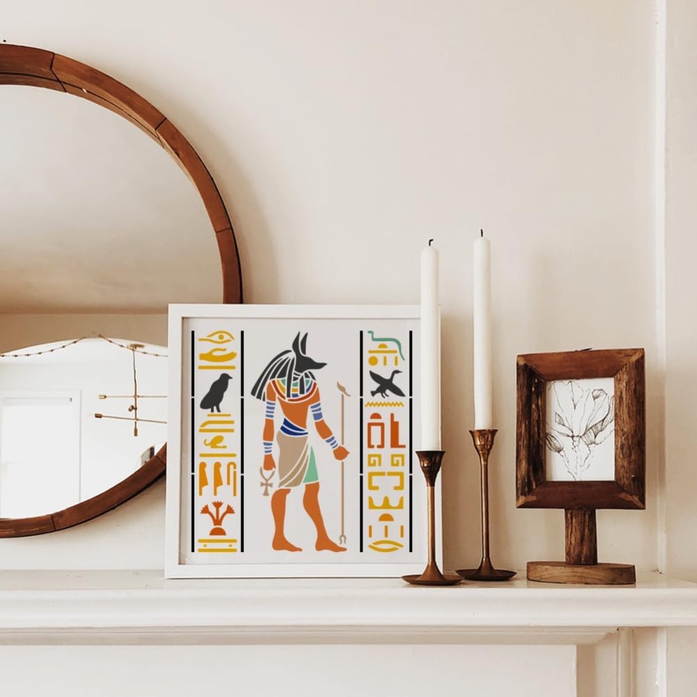 4-delige Egyptische symbolen s - Paint Brush recensie en prijs