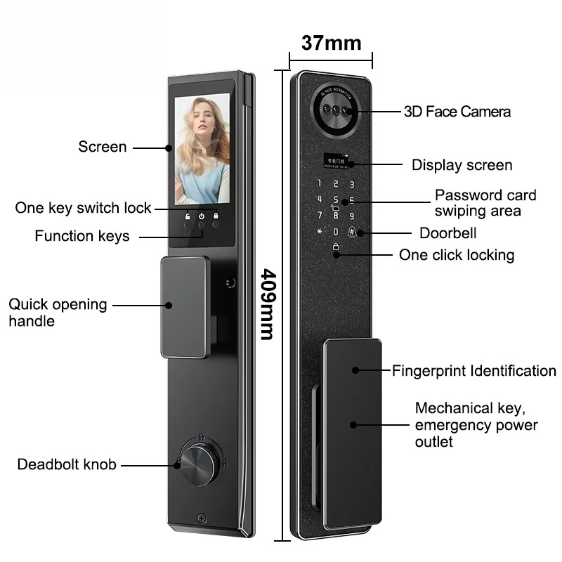 Tuya WiFi Smart Door Lock, bio - Door Lock recensie en prijs