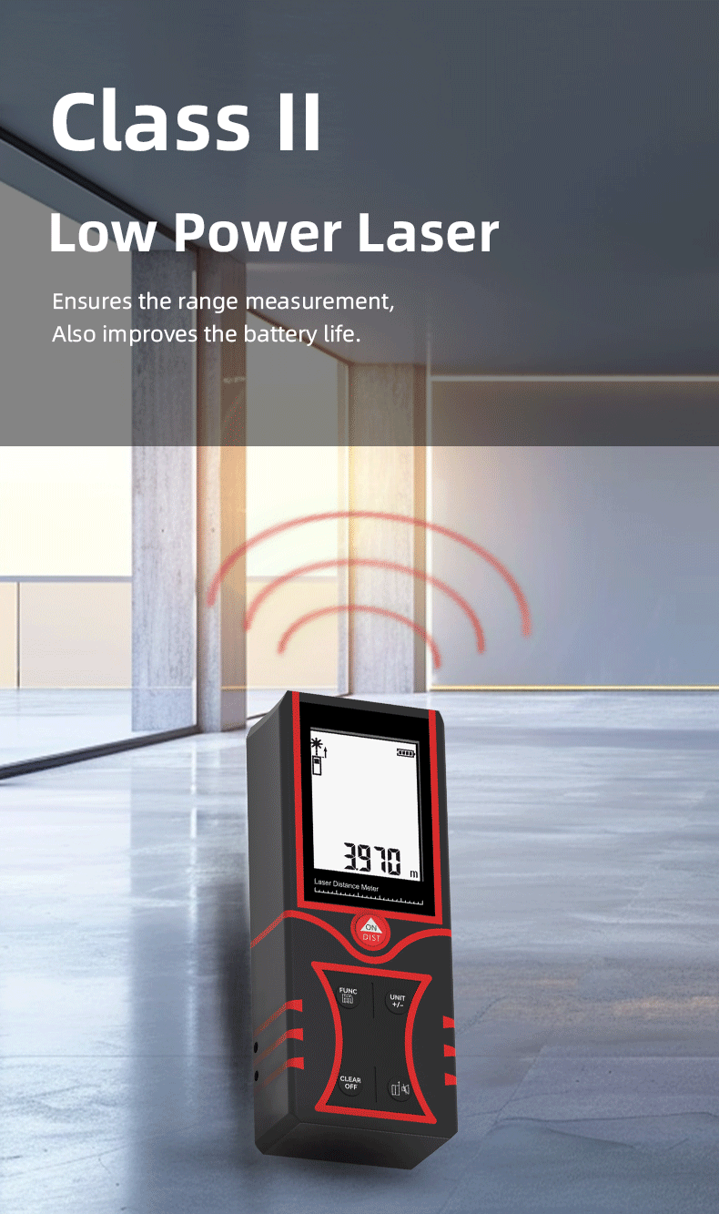 Industriële rode laser-afstand - Tape Measure recensie en prijs