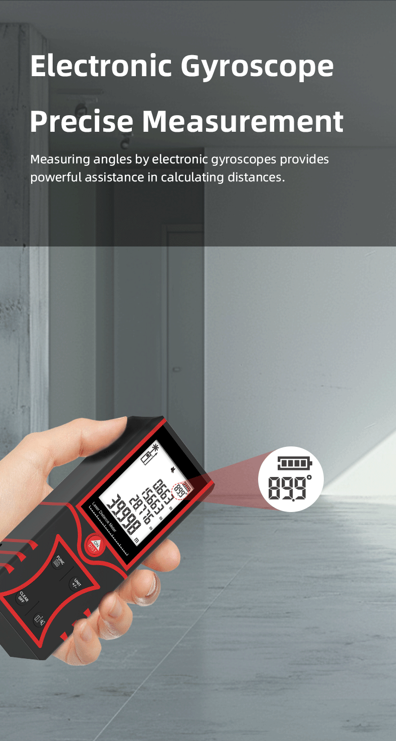 Industriële rode laser-afstand - Tape Measure recensie en prijs