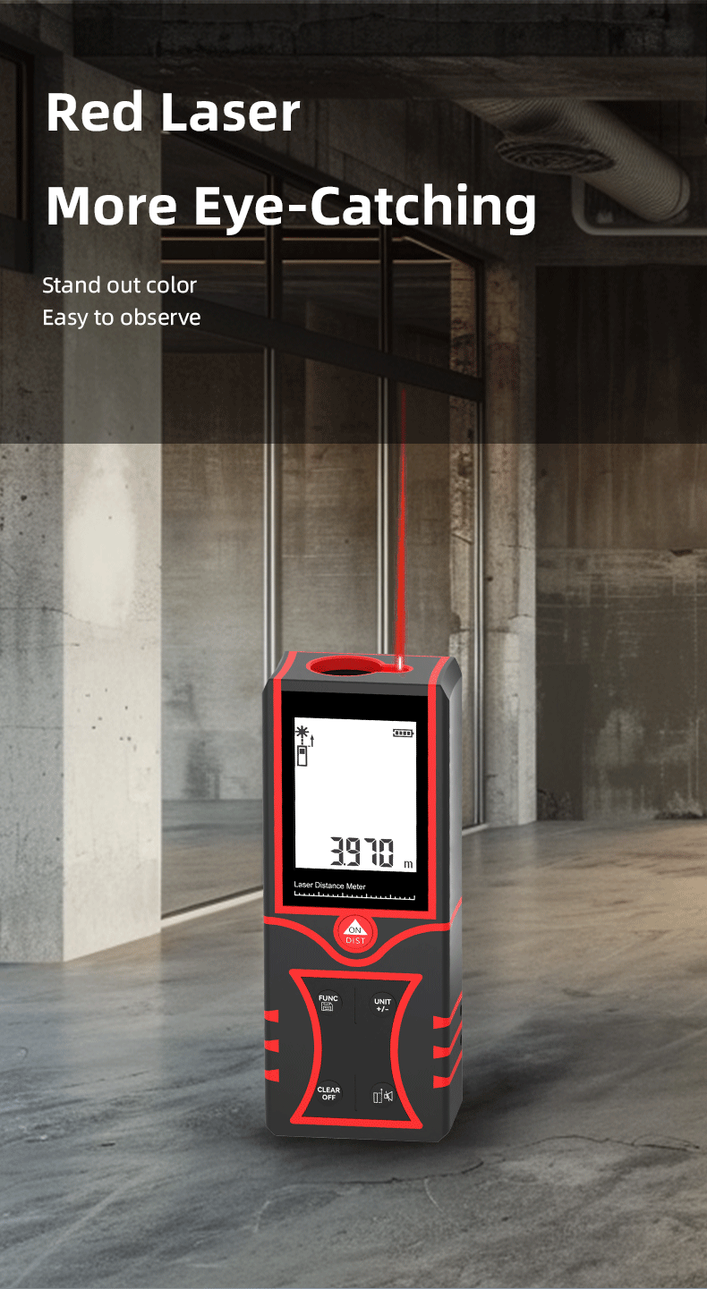 Industriële rode laser-afstand - Tape Measure recensie en prijs