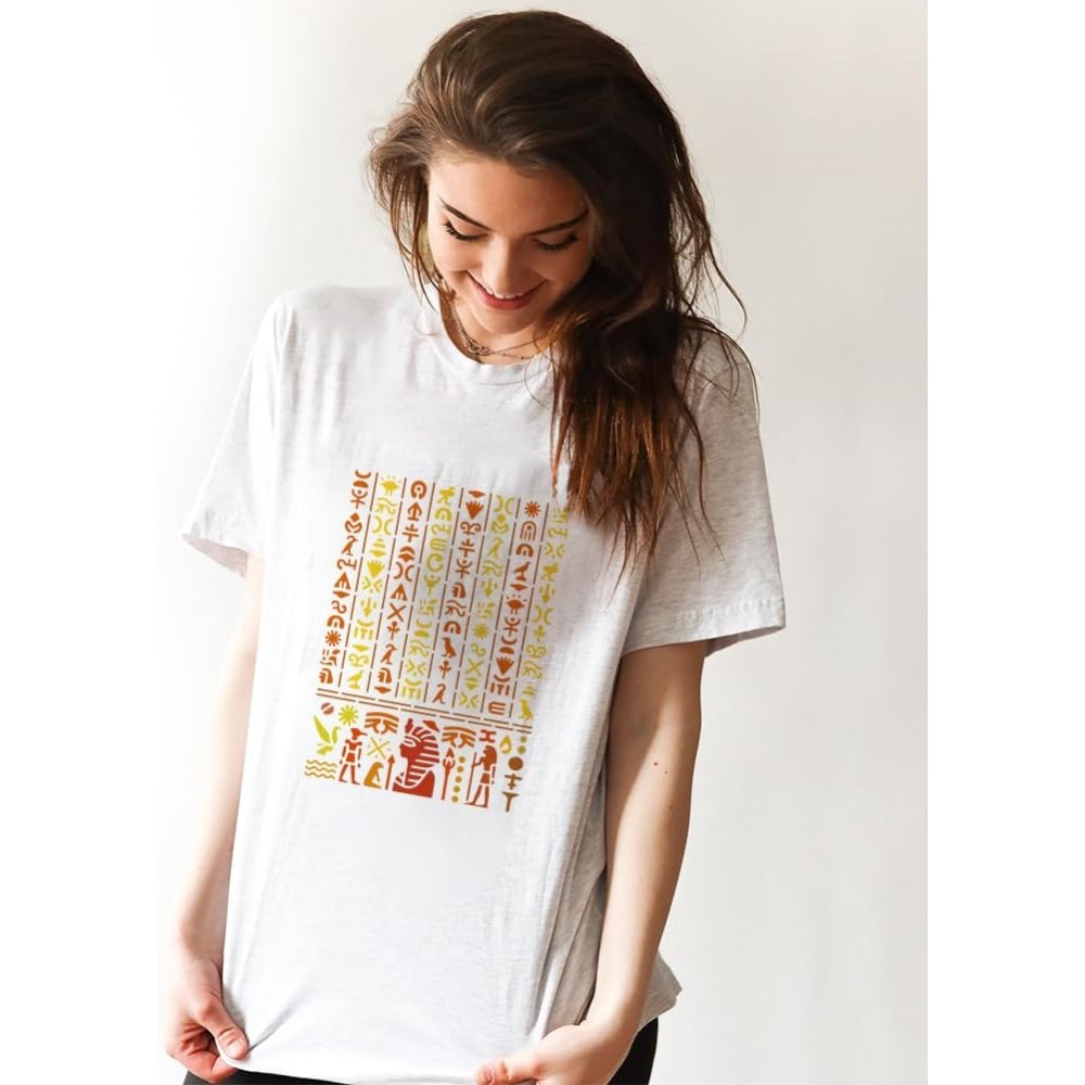 Oude Egyptische script stencil - Paint Brush recensie en prijs