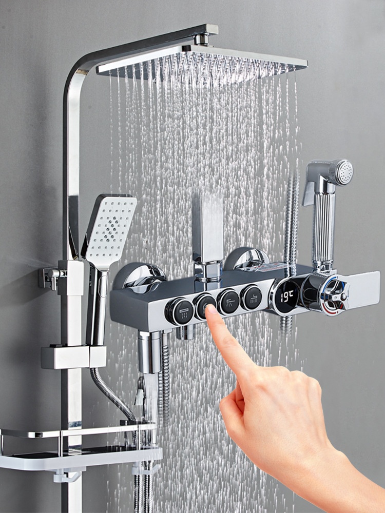 Luxe zilveren led digitale dis - Faucet recensie en prijs