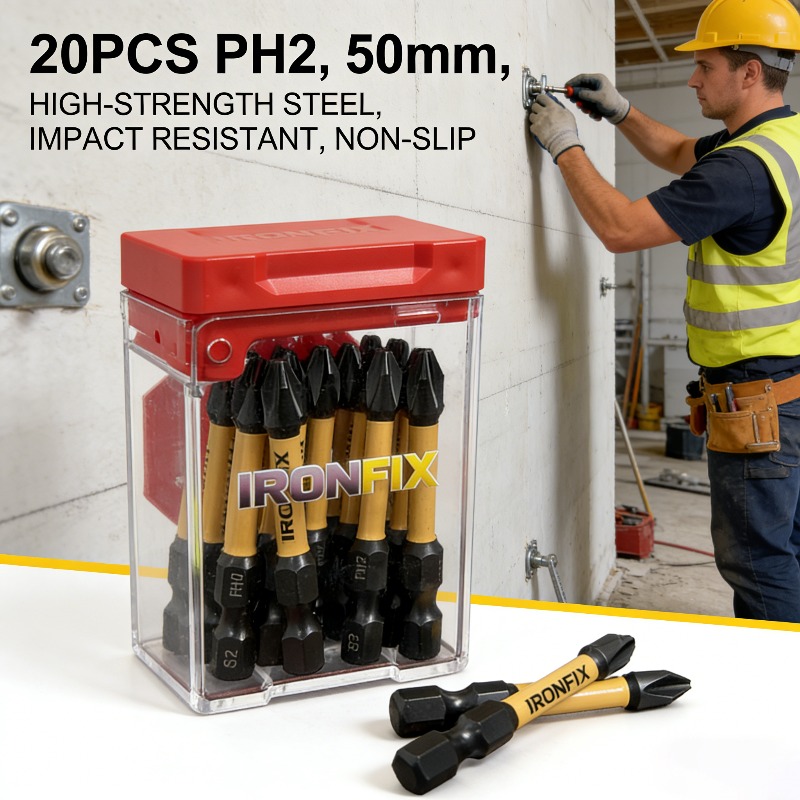 Duurzame set van 20 PH2-schroe - Drill Bits recensie en prijs
