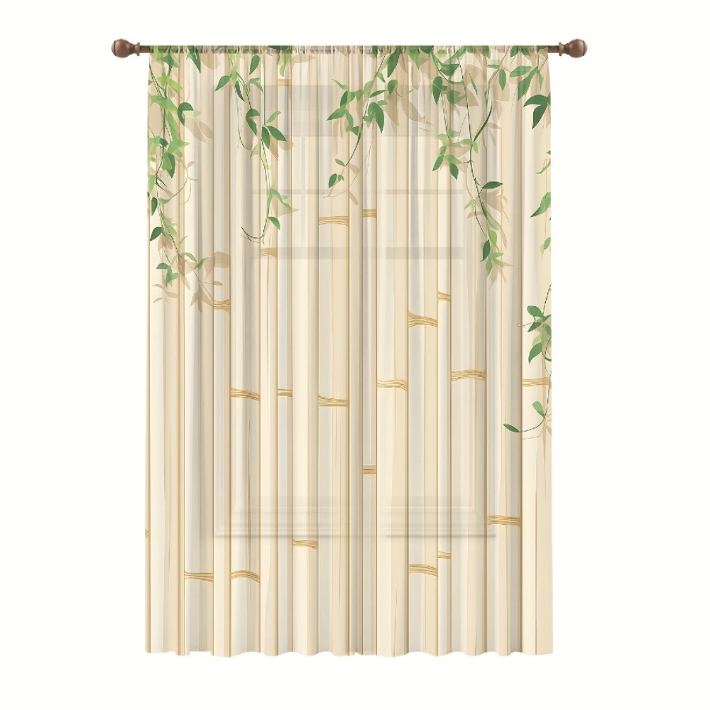 1 stuk transparant gordijn met - Curtain Rods recensie en prijs