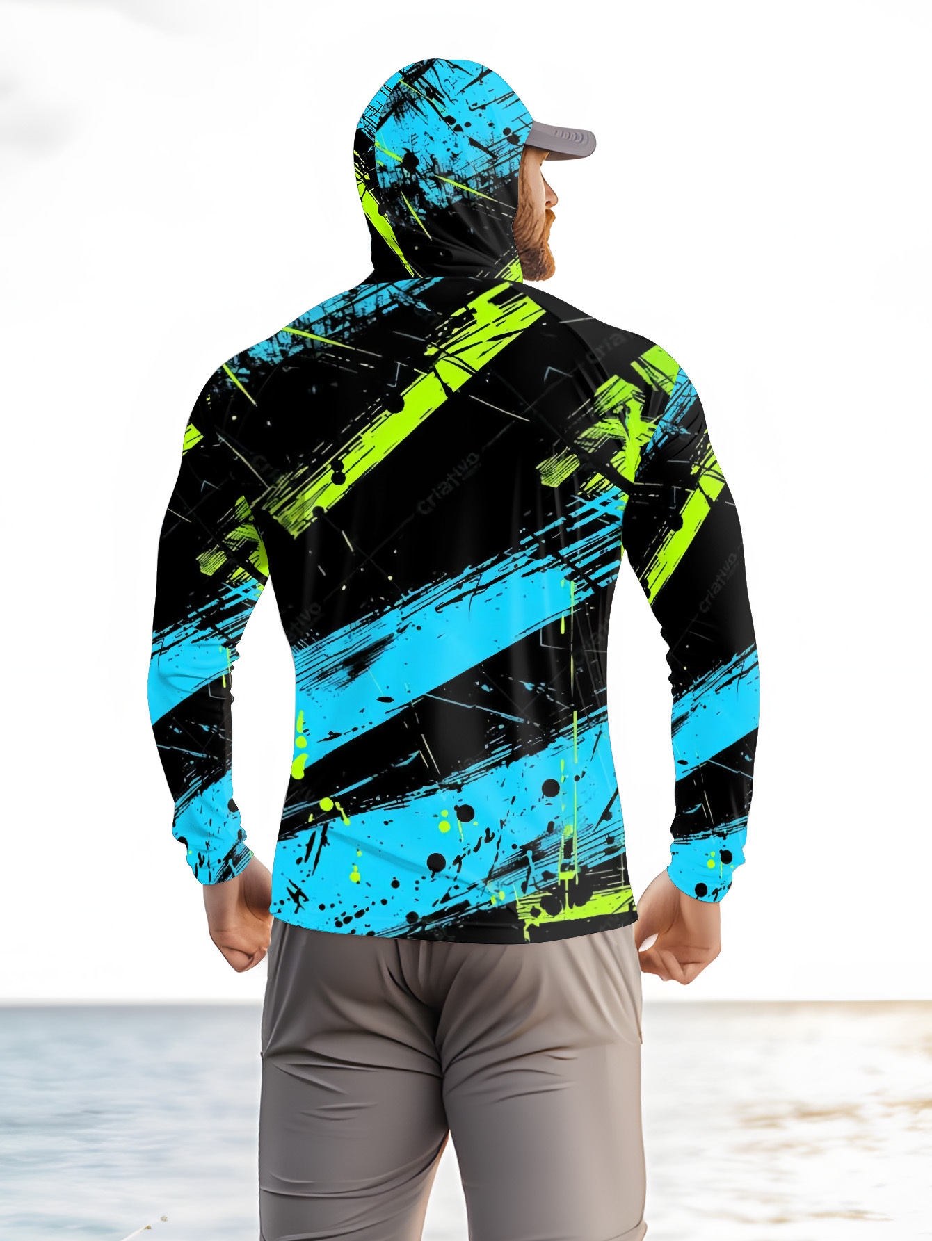 Visserijhoodie voor heren, lan - Wallpaper recensie en prijs