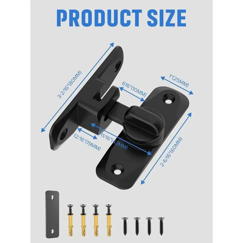90/180 graden draaibare schuur - Door Lock recensie en prijs