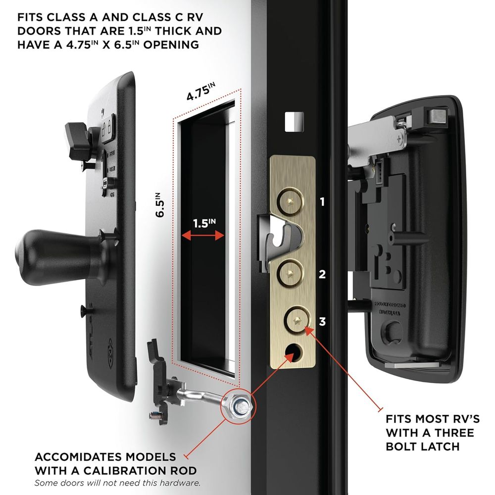 Atlas RV-deurvergrendeling voo - Door Lock recensie en prijs