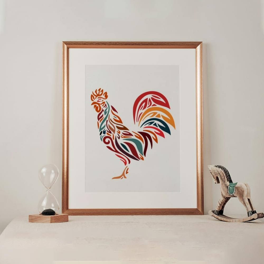 Kip stencil 11,8 x 11,8 inch g - Paint Brush recensie en prijs