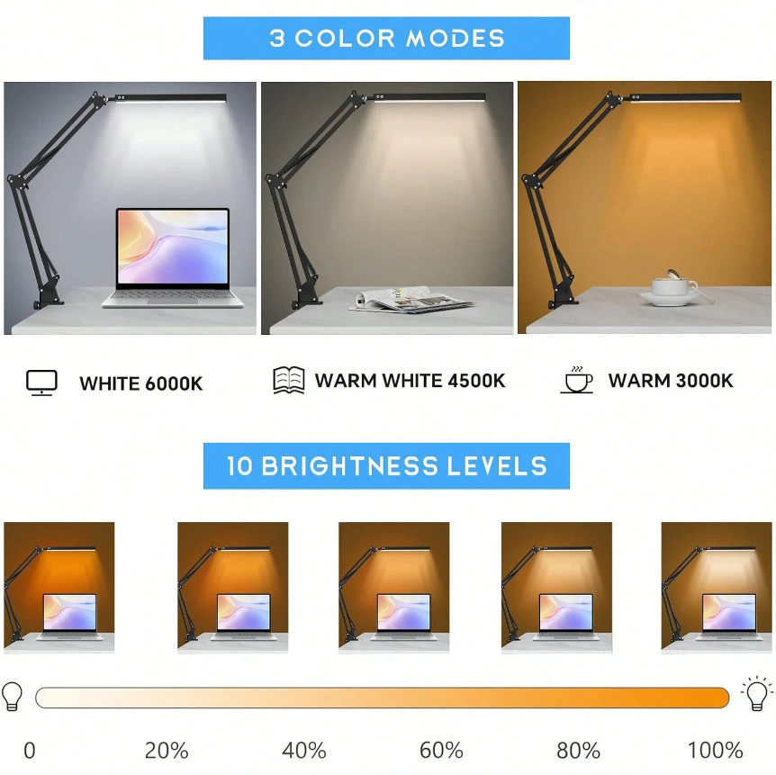 LED-bureaulamp voor thuis, lez - Light Switch recensie en prijs