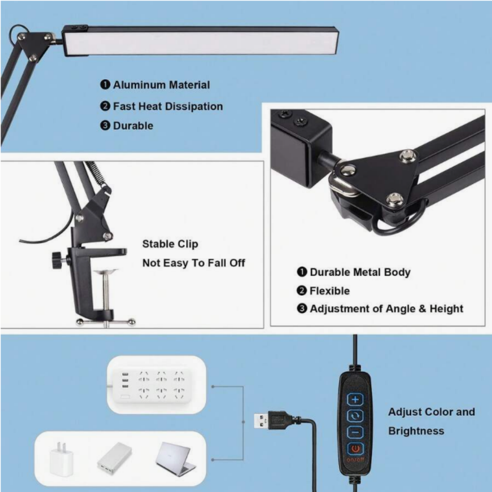 LED-bureaulamp voor thuis, lez - Light Switch recensie en prijs