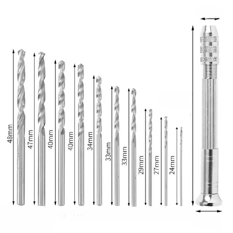 0.8-3.0mm Mini Handboor Houtbe - Drill Bits recensie en prijs