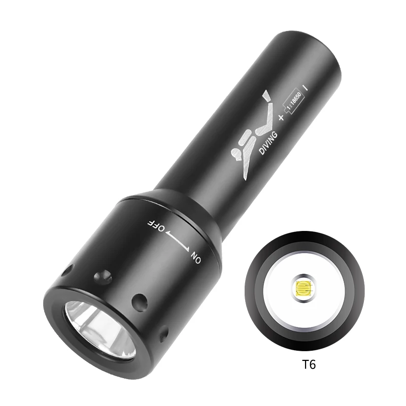 Nieuwe T6 LED-duiklamp Lange a - Light Switch recensie en prijs