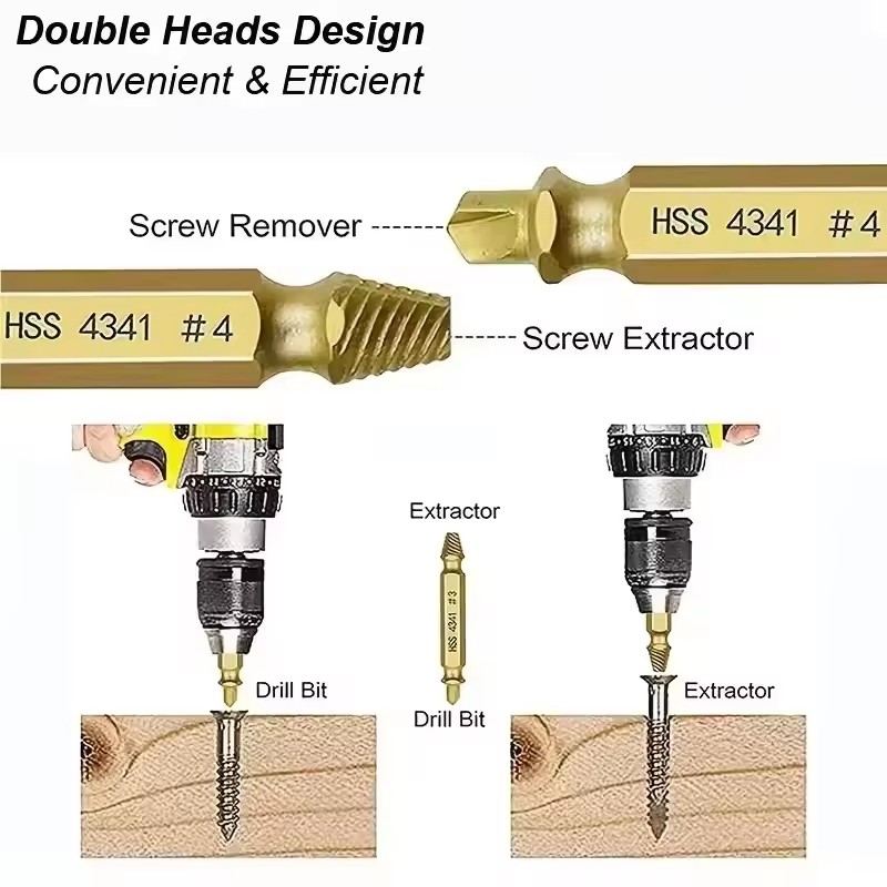 Beschadigde gebroken schroefex - Drill Bits recensie en prijs