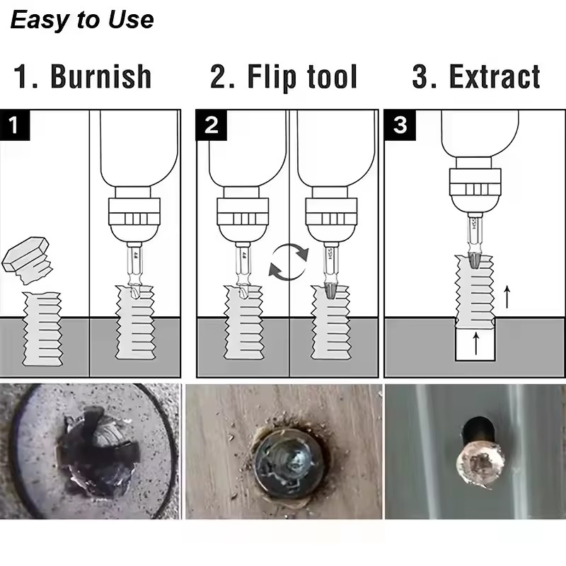 Beschadigde gebroken schroefex - Drill Bits recensie en prijs