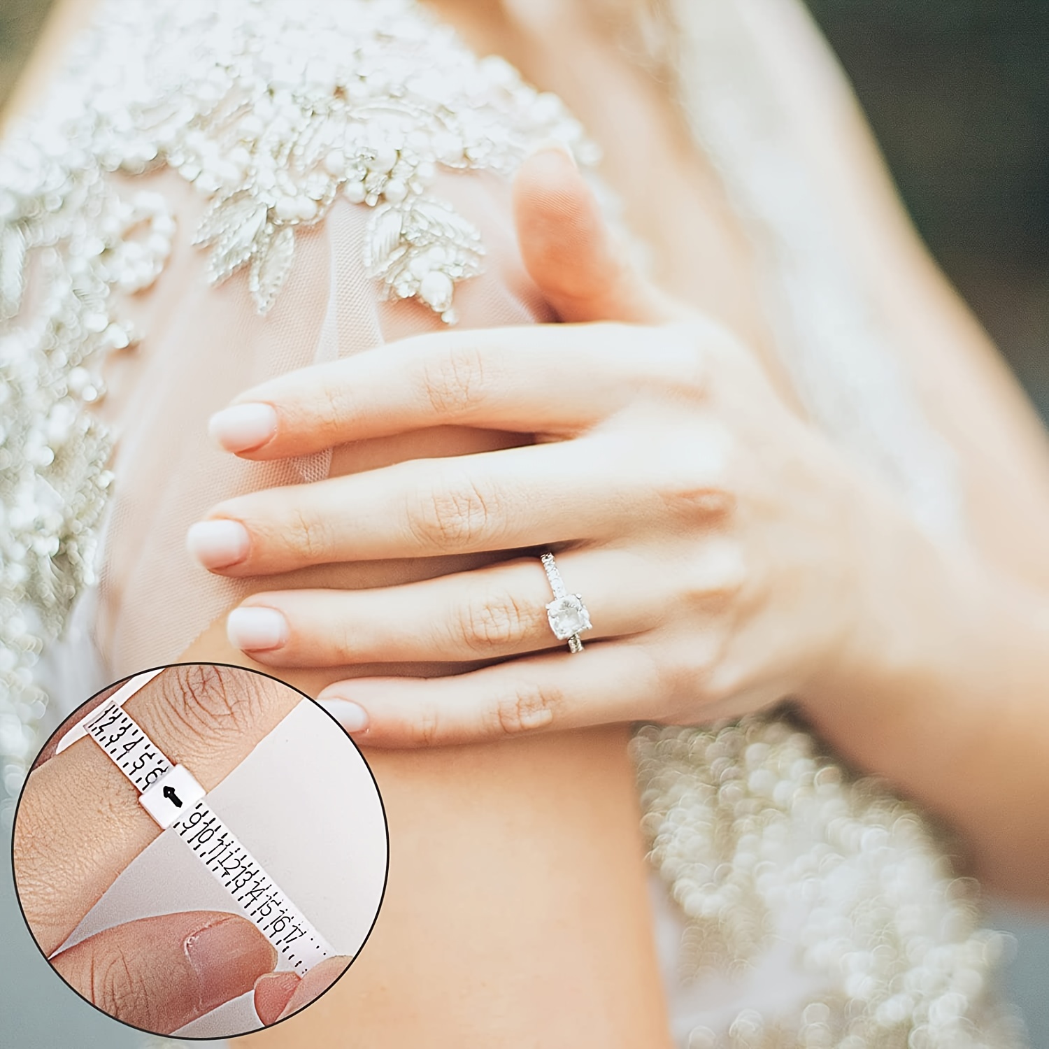 Witte ringmaatmeter – zachte,  - Tape Measure recensie en prijs