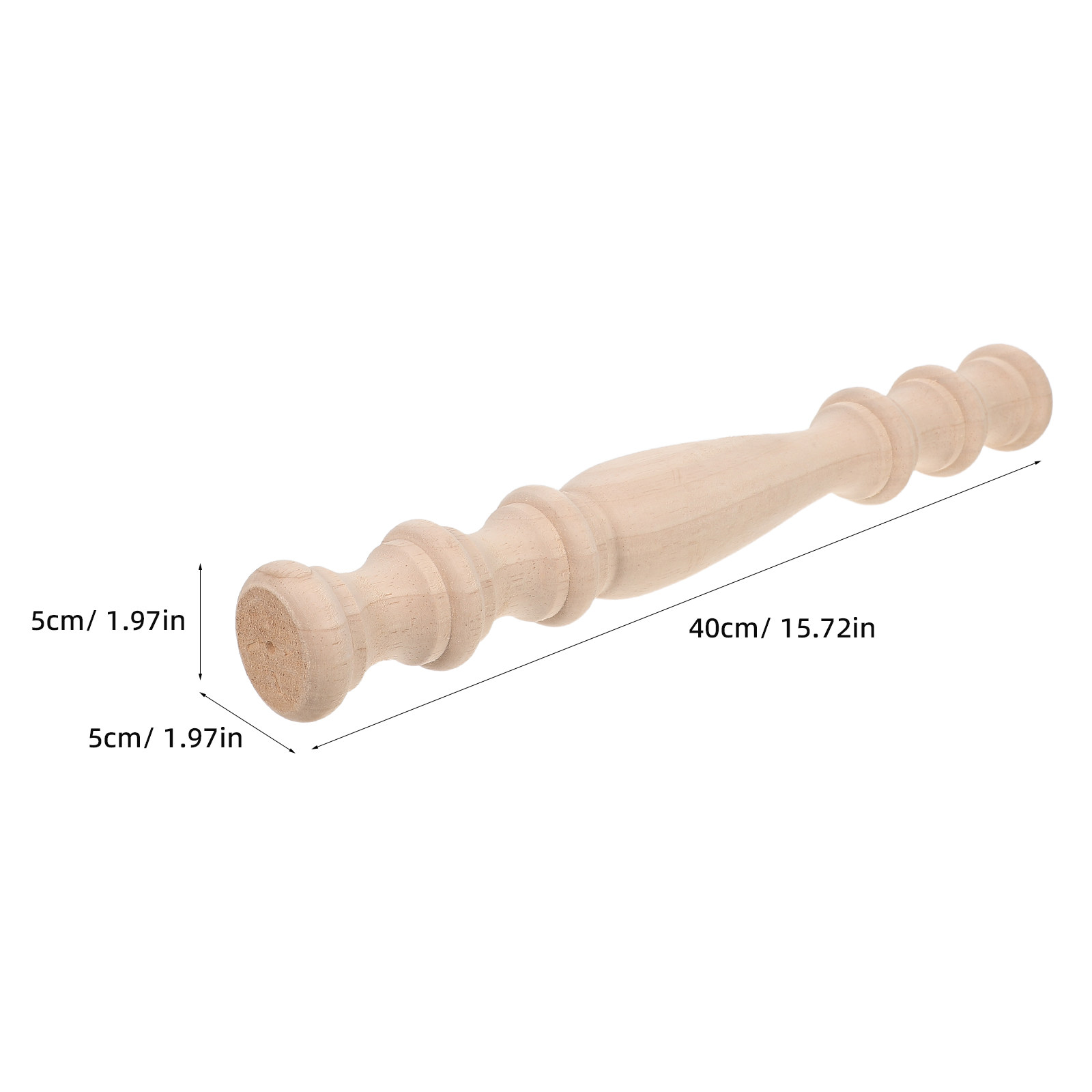 Ongeverfde houten balusterpaal - Home Improvement Fence recensie en prijs