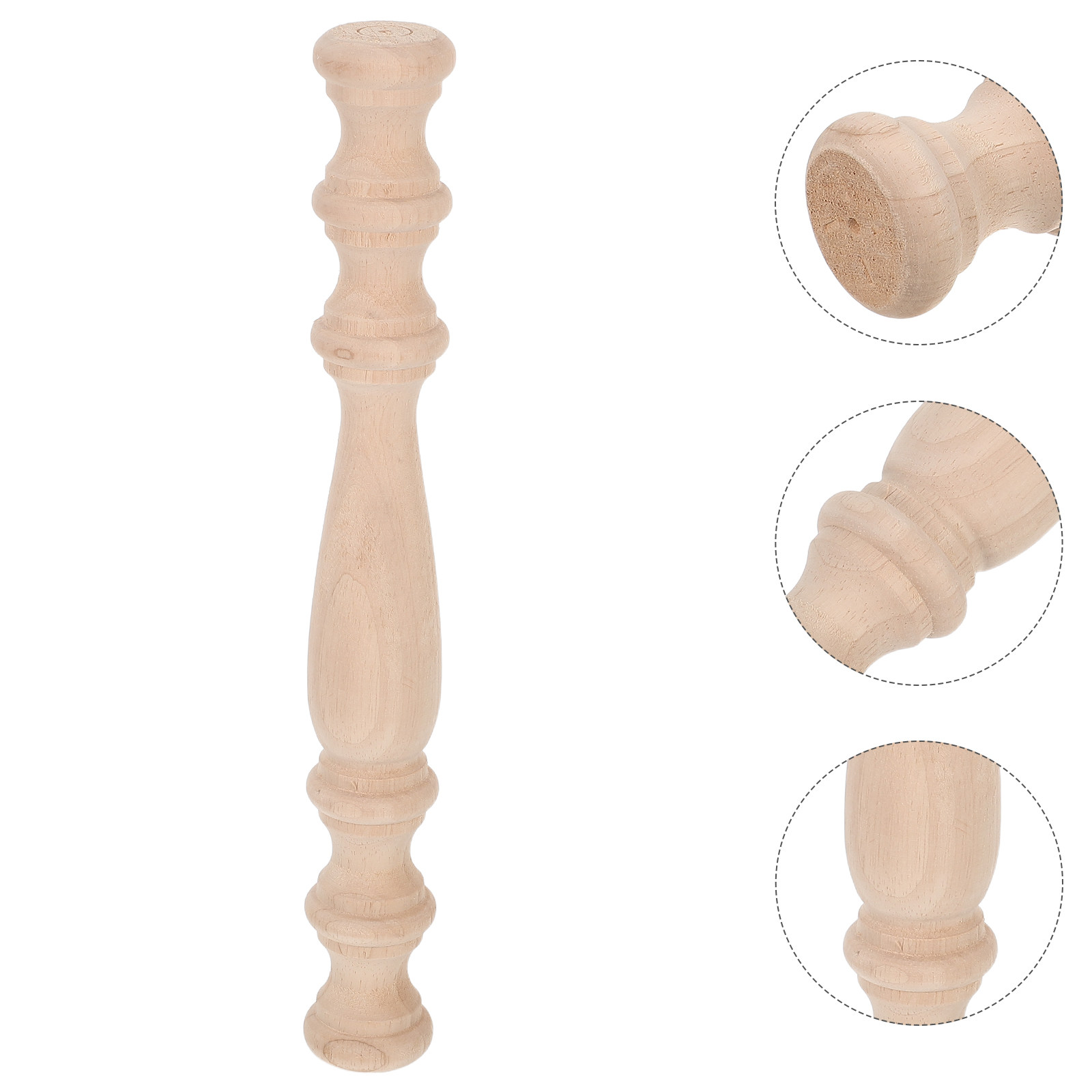 Ongeverfde houten balusterpaal - Home Improvement Fence recensie en prijs