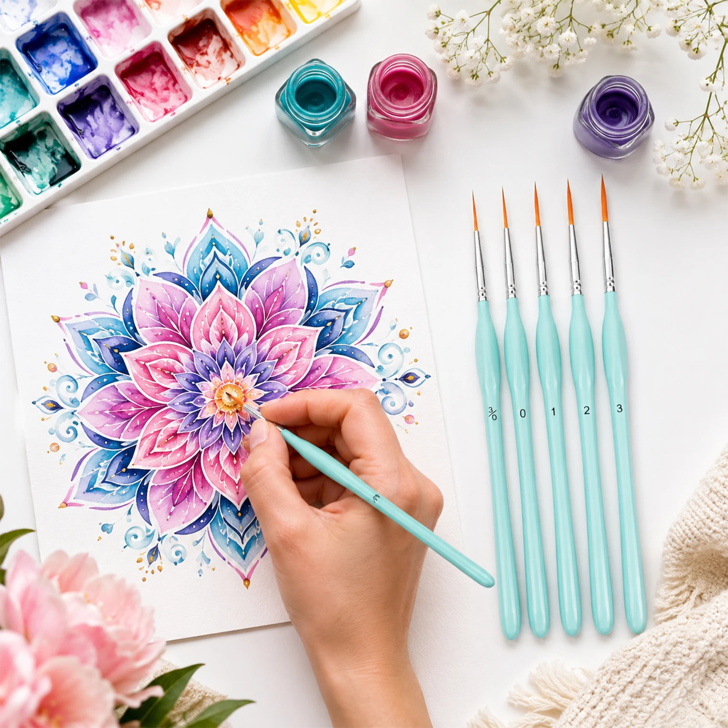 6-delige Rigger-verfborstelset - Paint Brush recensie en prijs