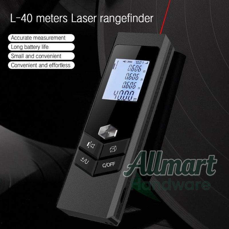 Handheld 40m laser afstandmete - Tape Measure recensie en prijs