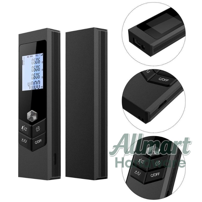 Handheld 40m laser afstandmete - Tape Measure recensie en prijs